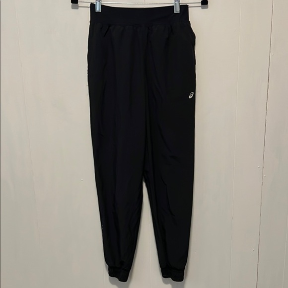 Asics Women Black Track Pants - Picture 1 of 6